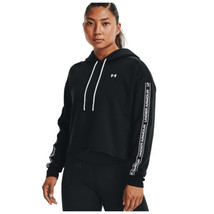 Under Armour Women&#39;s UA Rival Fleece Pullover Hoodie Black X-Large - £29.26 GBP