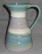 American Atelier Synergy Stripes Stoneware Pitcher Nice - £23.34 GBP