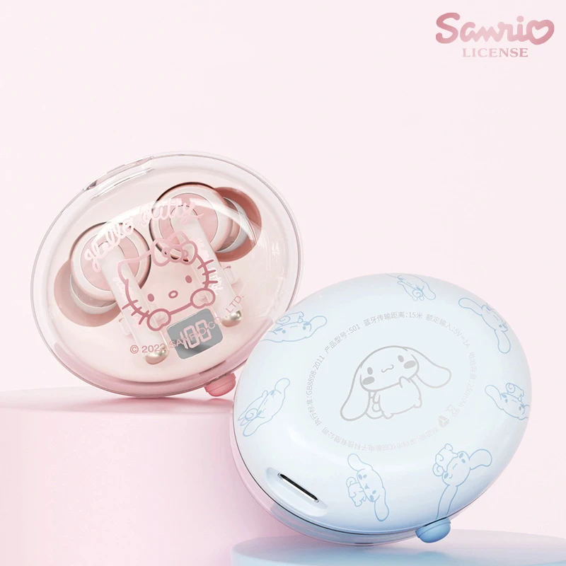 Kawaii Anime Sanrio Tws Wireless Bluetooth Headset Hello Kittys Cinnamoroll Cute - £828,241.72 GBP