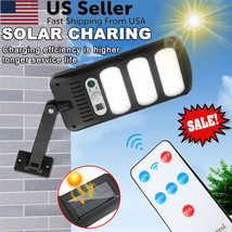 213 Led Outdoor Solar Street Wall Light Pir Motion Sensor Lamp Remote Wa... - $31.99