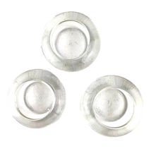 Pier 1 Imports Set of Three Clear Glass Tealight Candleholders - £11.83 GBP