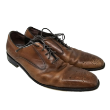 Marco Vittorio Oxford Dress Shoes Men&#39;s Size 10.5 Brown Lace - £27.08 GBP