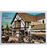 SOLVANG CALIFORNIA USA STAMPED AND DATED POSTCARD LOS ANGELES CARLSBERG ... - £7.89 GBP