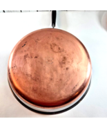Revere Ware Skillet 12” Copper Bottom Stainless Steel Fry Pan Vintage US... - $659.71 MXN