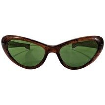 Womens Sunglasses Green Lense Brown Frame Cool Ray Polaroid L20 - £26.54 GBP