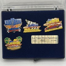 Las Vegas Motor Speedway Limited Edition Pin Set #512 Of 1998 Nevada NASCAR Race - £15.01 GBP