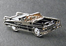 Cadillac 1959 Black Caddy Convertible Automobile Car Auto Pin Badge 3/4 Inch - £4.50 GBP