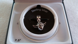 Sterling Silver Star Wars Yoda Charm Bead Bracelet NEW - $52.99