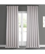 Faux Linen Room-Darkening Curtains, 50 X 84, Birch, Hpd Half Price Drape... - £33.55 GBP
