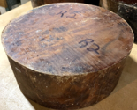 LARGE EXOTIC ROUND ROSEWOOD BOWL BLANK LUMBER WOOD TURNING ~12&quot; X 4&quot; R2 - $69.25