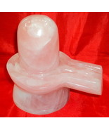 Rare Big Size Rose Quartz Shivling / Shivling In Natural Gemstone - $9,064.40 MXN