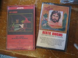 LOT o 2 Vtg Tape Cassette Bertie Higgins Another Day Paradise / Jeff Lor... - $15.19