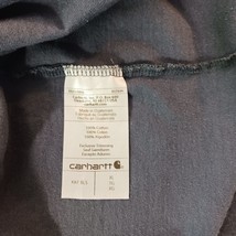 Carhartt K87 BLS NORTH BALDWIN UTILITIES Men Blue Cotton Short Sleeve T-Shirt XL image 10