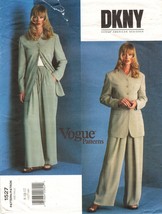 Misses Career Office Vogue American Designer DKNY Jacket Pants Sew Pattern 8-12 - £7.83 GBP