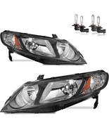 Headlights Assembly for 2006-2011 Honda Civic 4-Door Headlamp Replacemen... - $189.94 CAD