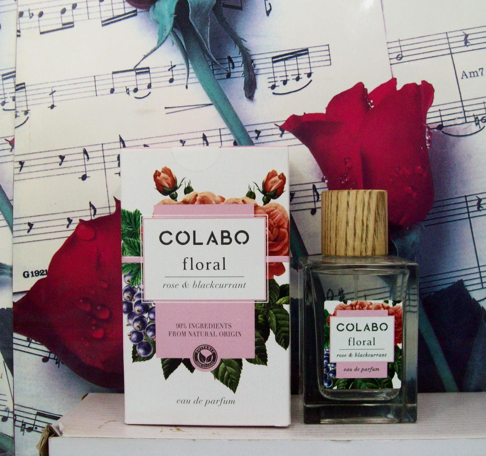 Colabo Floral Rose & Blackcurrant 3.3 FL. OZ. EDP Spray - Fragrances