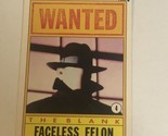 Dick Tracy Trading Card  #4 Faceless Felon - $1.97