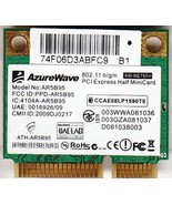 AZUREWAVE AW-NE785H ATHEROS AR5B95 802.11BGN MINI-PCIE WIFI WIRELESS CAR... - $3.98