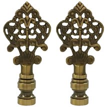 Royal Designs Vintage Key Design Lamp Finial for Lamp Shade- Antique Brass - $24.70+