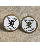 2 Vintage St. Andrews Old Course 3/4&quot; Golf Ball Marker Set Lot Scotland - $19.99