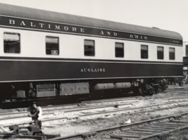 Baltimore &amp; Ohio Railroad BO Auglaise Pullman Sleeping Car Train Photo Chicago - £11.25 GBP