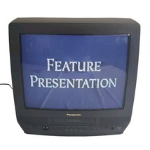 20&quot; Panasonic Pv M2047 Combo Tv Vcr Vhs Crt Fm Radio Vintage Gaming No Remote - £174.12 GBP