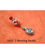 SALE: Choose 2 Red or Pink Blessingway beads - Key, Turtle, Dragonfly, T... - £16.52 GBP