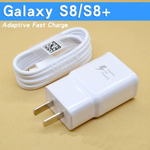 Fast Wall Home Charger 4Ft Data Cable For Samsung Galaxy S8 S9 S10 S20 Plus - £14.17 GBP