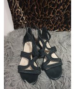 Women’s Clarks Softwear Size 3  Black Leather / Sandals/Lace - £21.23 GBP