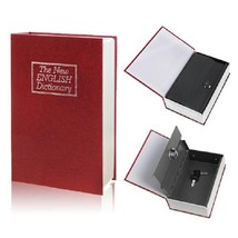 Dictionary Secret Book Hidden Safe with Key Lock, Large, Red Free Shipping - £13.23 GBP