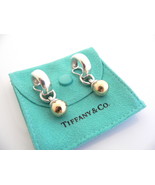 Tiffany &amp; Co Ball Earrings Silver Hardware 18K Gold Fascination Dangle C... - £796.76 GBP
