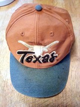 Vtg Texas Longhorns Embroidered Logo Snapback Hat Cap Captivating Headgear - £10.11 GBP