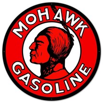 Mohawk Gasoline 42&quot; Round Metal Sign - £312.58 GBP