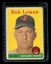 Vintage Baseball Card 1958 Topps #2 Bob Lemon Cleveland Indians - $4.94