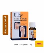 6 boxes x 10ml Ellgy Corns &amp; Warts Treatment Solution Remove Skin Cell E... - $148.80 CAD