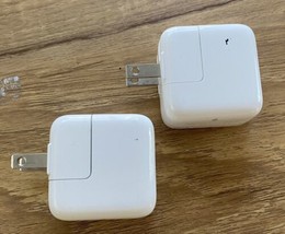 (2) Apple A1357 10W USB Power Adapter Wall Charger iPhone iPod Genuine OEM WORKS - £7.03 GBP