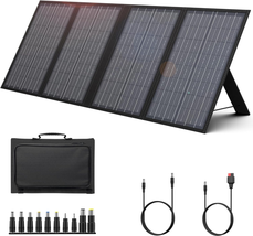 Foldable Solar Panel Charger 60W with 18V DC Output (11 Connectors) for 100W~350 - £151.92 GBP
