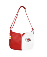 Kansas City Chiefs NFL 300139 Pebble Split Hobo Purse Bag 14&quot; L - $47.52