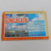 Souvenir Postcard Folder Greetings From Long Beach California 1950s 14 Views - £7.64 GBP