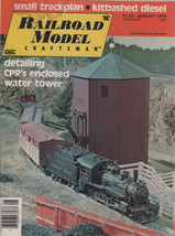 Railroad Model Craftsman Magazine August 1979 Small Trackplan/Kitbashed ... - $1.50