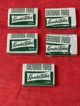5 Eberhard Faber Kneaded Rubber Eraser No 1224 Vintage NEW NOS Sealed - £7.00 GBP