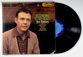 Jim Reeves - According to My Heart (1960) Vinyl LP •PLAY-GRADED•  - $9.61