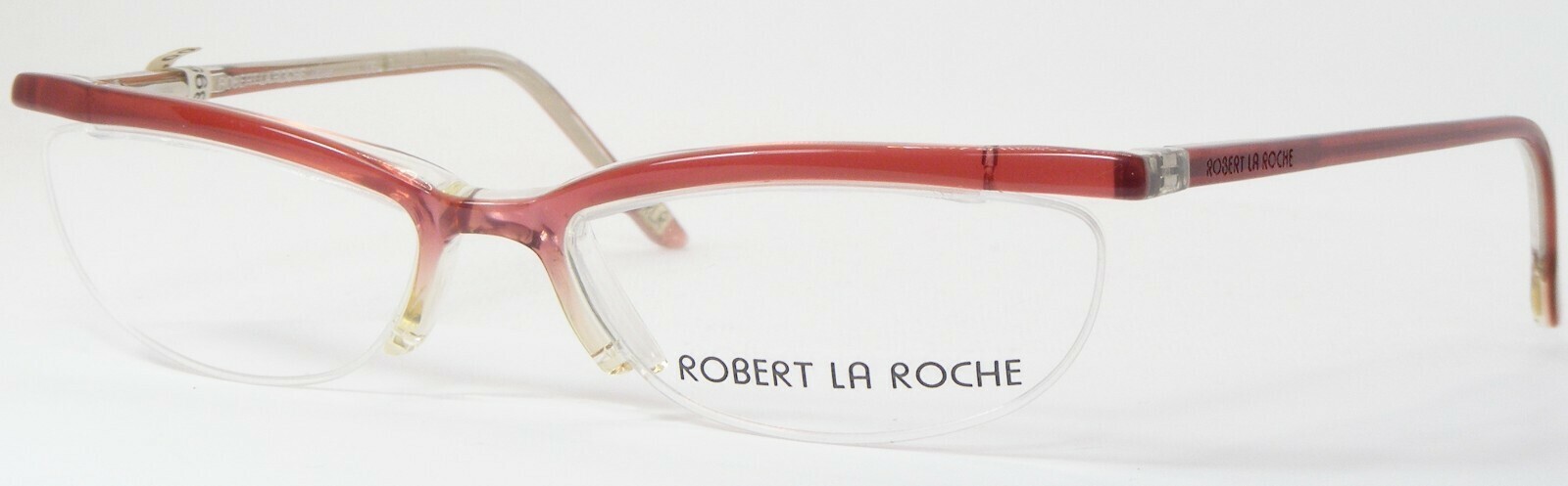 Vintage ROBERT LA ROCHE Vienne Rlr 639-05 Rosa Trasparente Occhiali 51-1... - $113.85