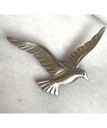 VINTAGE BEAU 925 STERLING SILVER BIRD SEAGULL BROOCH SKY - $44.15 CAD