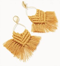 Spartina 449 macramé earrings in Goldenrod - size One Size - £23.68 GBP