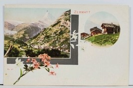 ZERMATT c1899 Switzerland Suisse Multi View Postcard G14 - $5.99