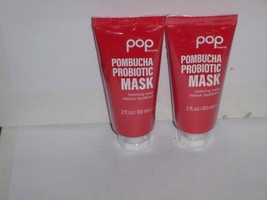 (2 pack)  Pop Beauty Pombucha Probiotic Face Mask ~ 2oz each - $190.17 MXN