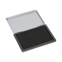 Q-Connect KF15440 Large Stamp Pad Metal Case - Black  - $14.00