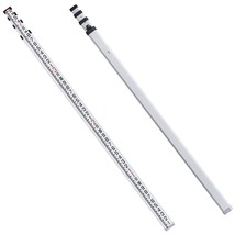 VEVOR Measuring Rod 14-Feet/8ths 4 Sections Telescopic Grade Rod 1/8in w/ Bag - $75.99