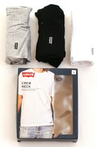 Levi&#39;s Crew Neck Short Sleeve Tee Shirt 3 in Package New in Package Men&#39;s  - £31.96 GBP